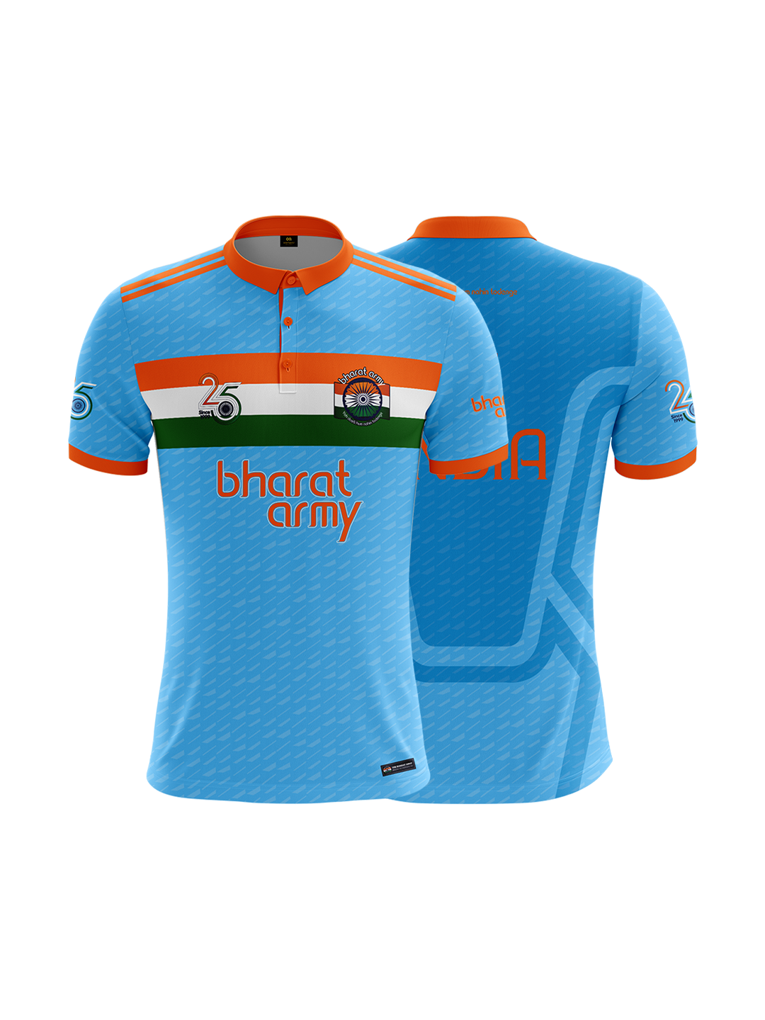Bharat Army Polo Jersey - Blue