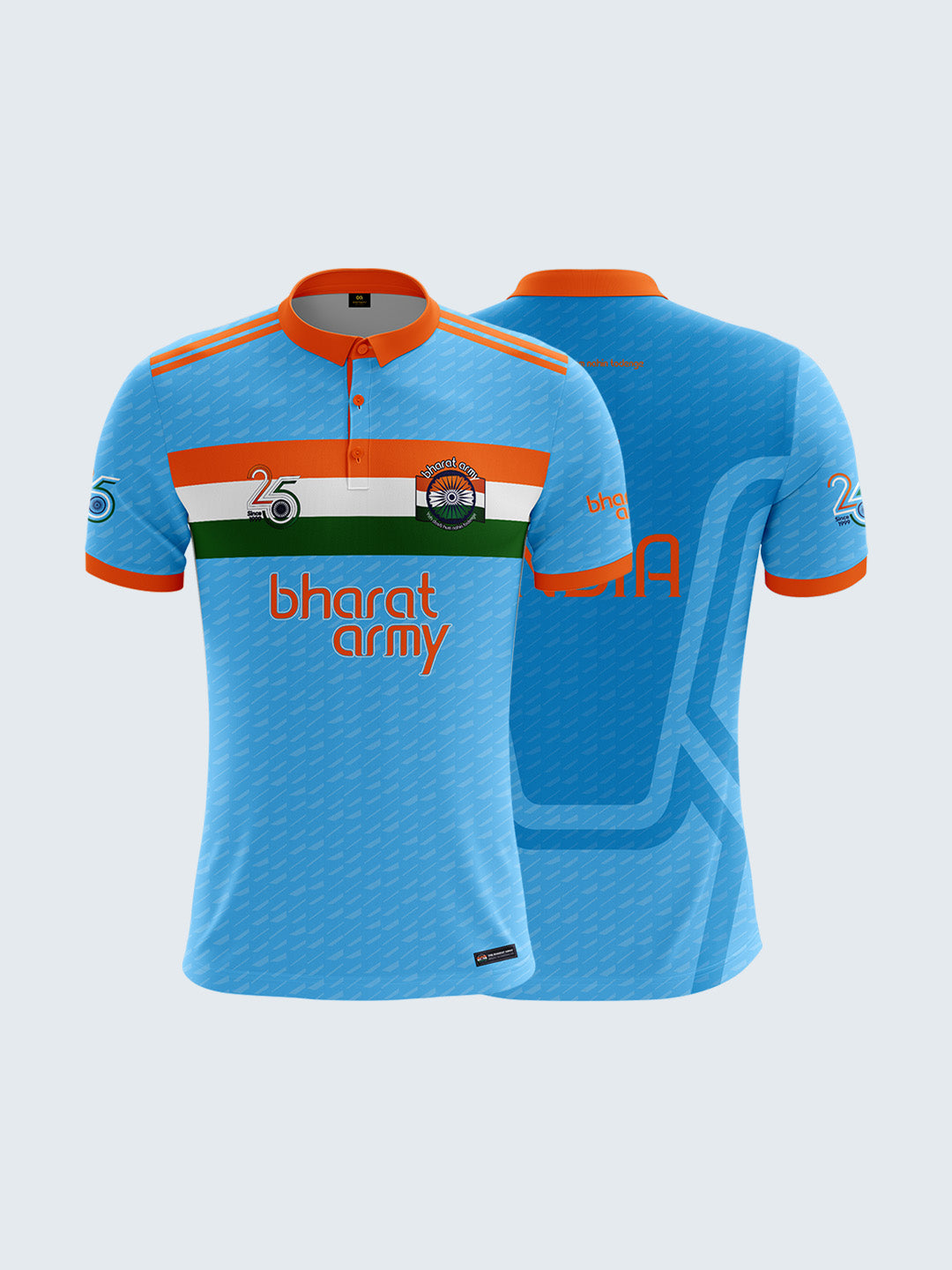 Bharat Army Polo Jersey - Blue