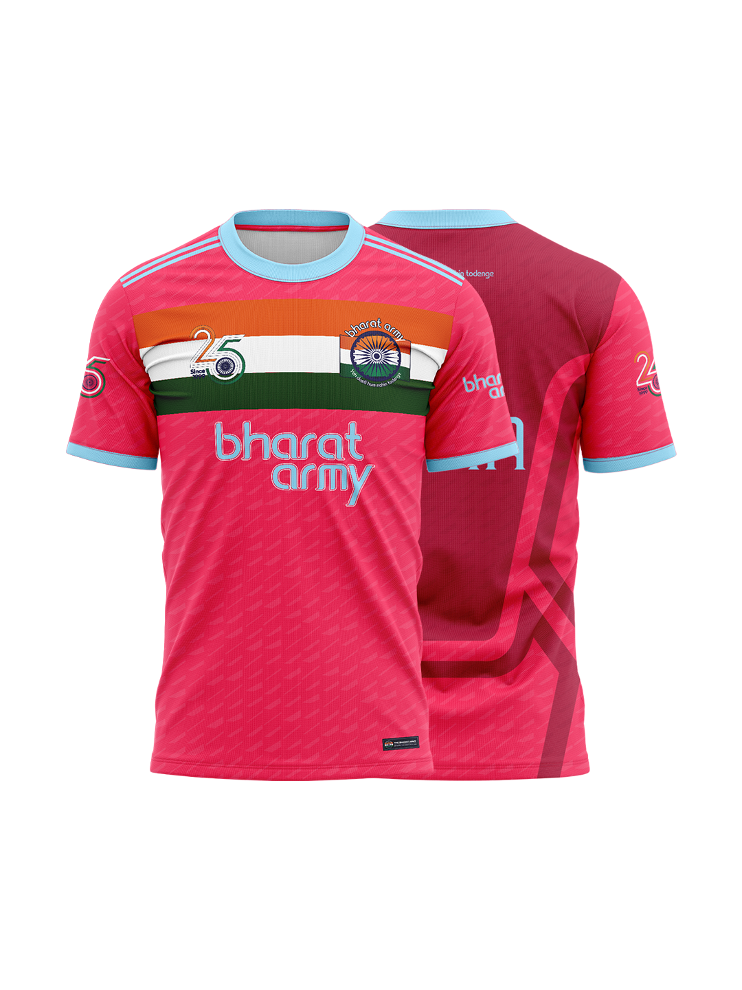 Bharat Army Jersey - Pink