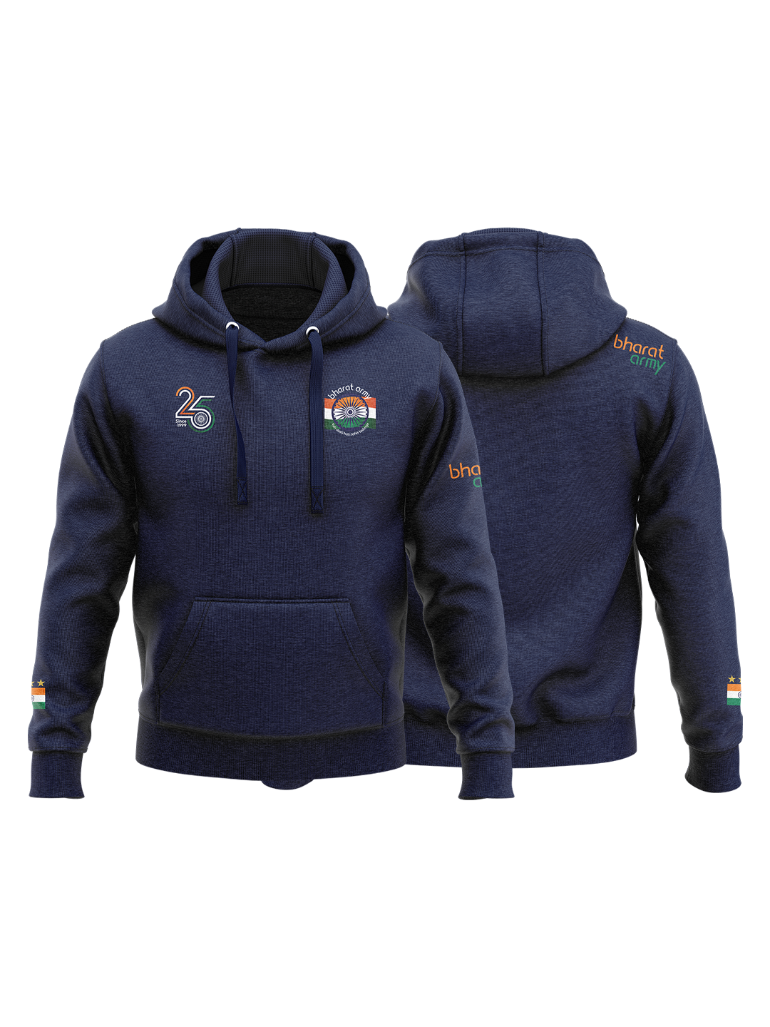 Bharat Army Hoodie (Navy Blue)