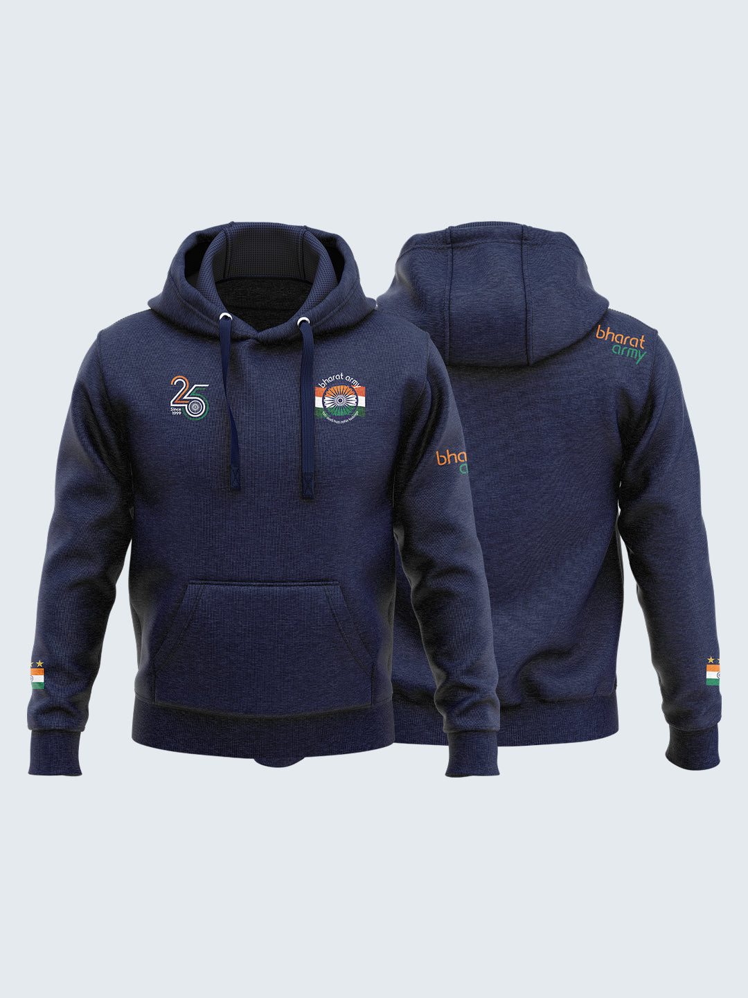 Bharat Army Hoodie (Navy Blue)