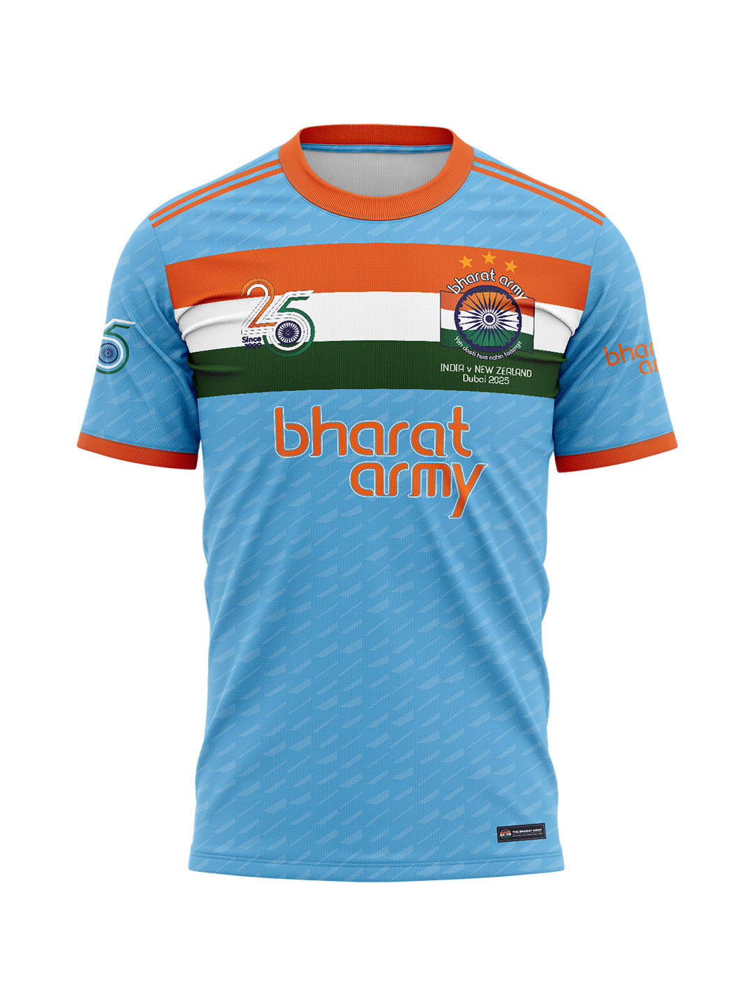 Bharat Army Champions 25 Jersey - Blue