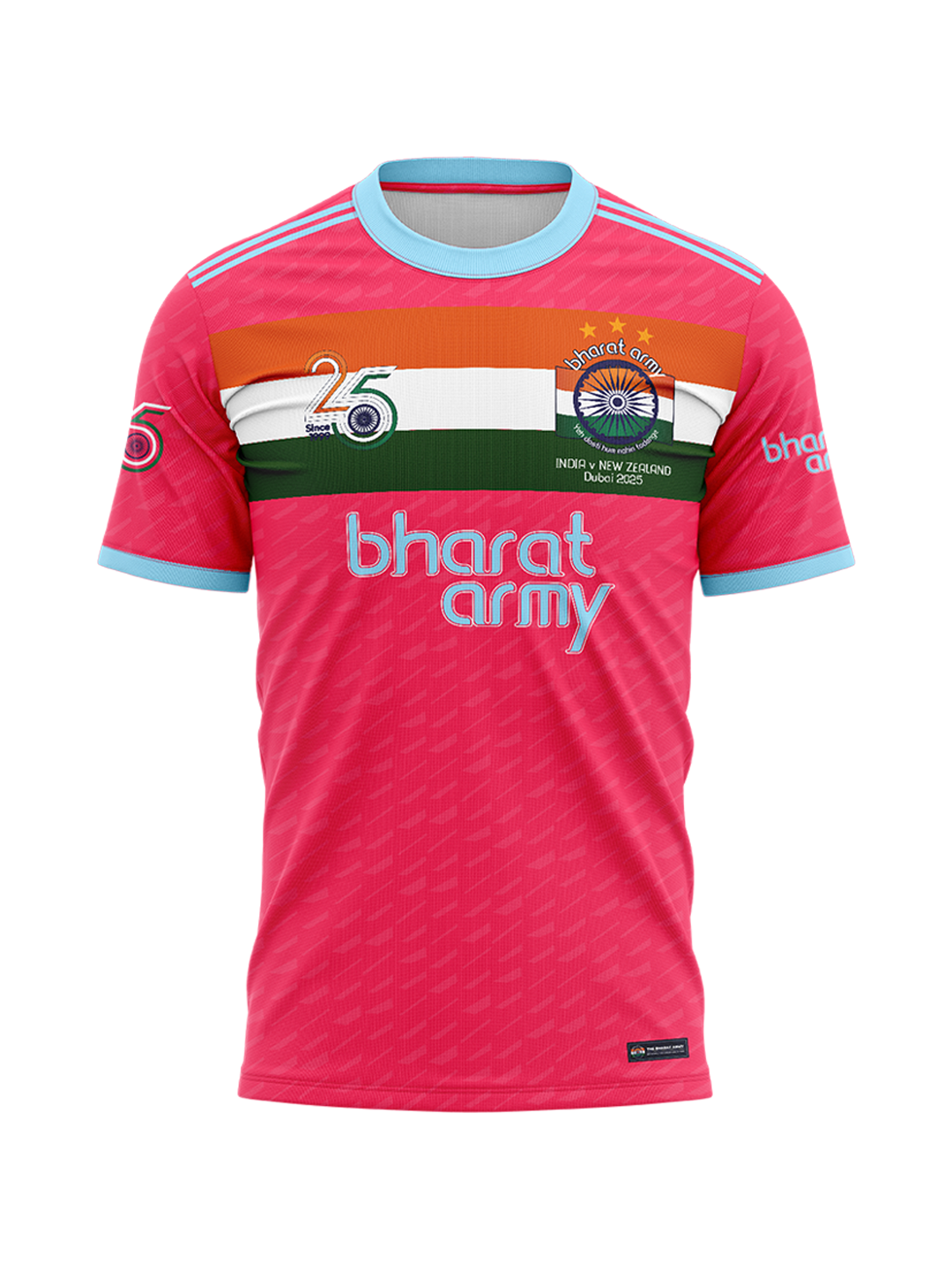 Bharat Army Champions 25 Jersey - Pink