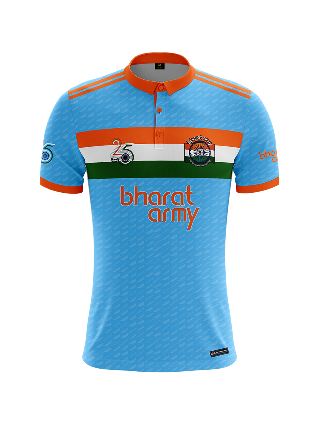 Bharat Army Polo Jersey - Blue