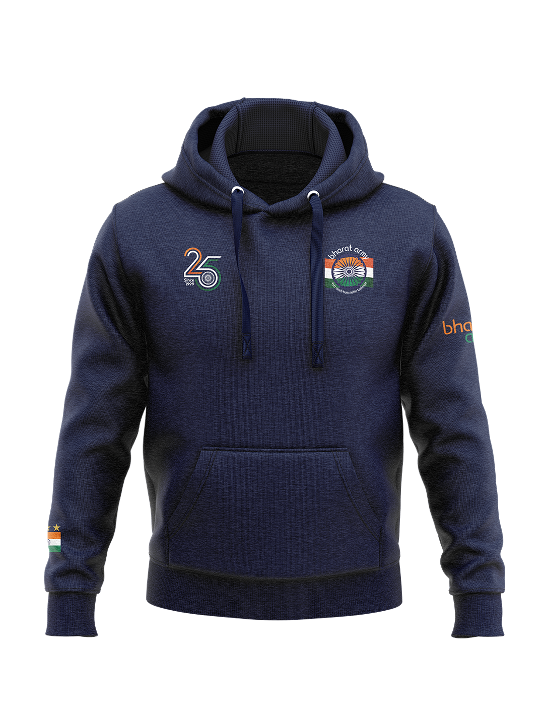 Bharat Army Hoodie (Navy Blue)