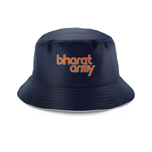 Bharat Army Embroidered Bucket Hat