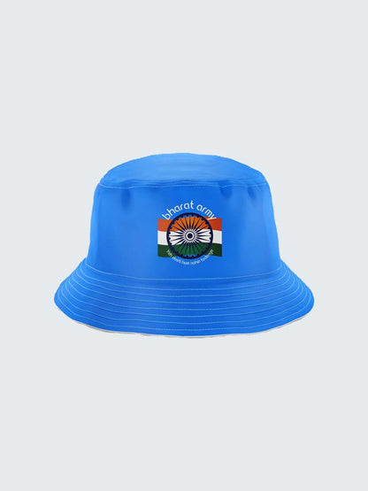 Reversible Bucket Hat Blue and Orange