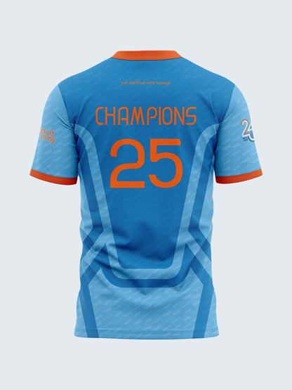 Bharat Army Champions 25 Jersey - Blue