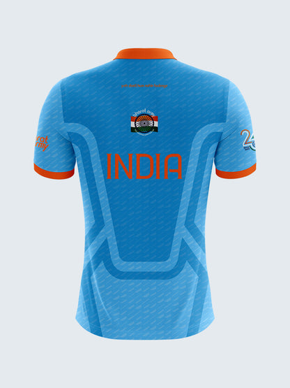 Bharat Army Polo Jersey - Blue