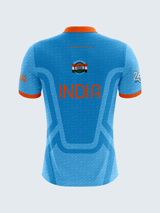 Bharat Army Polo Jersey - Blue