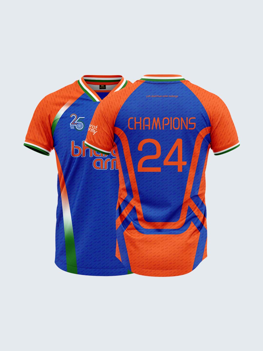 Bharat Army 25th Anniversary Limited Edition Match Day Jersey 2025