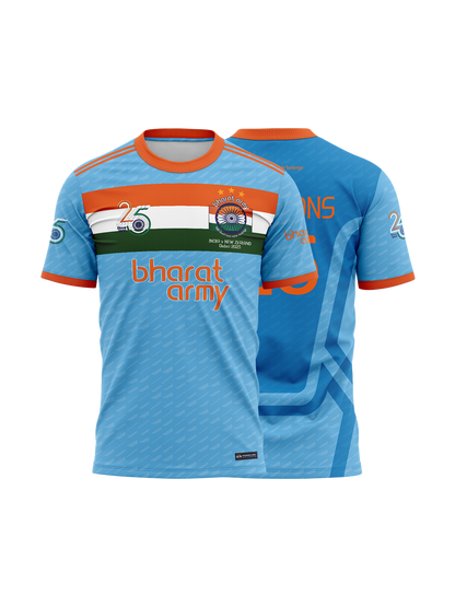 Bharat Army Champions 25 Jersey - Blue