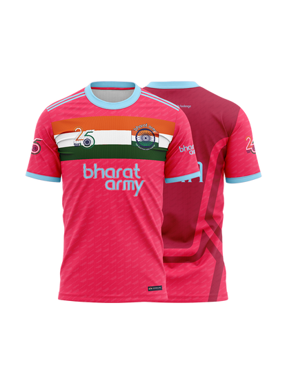 Bharat Army Jersey - Pink