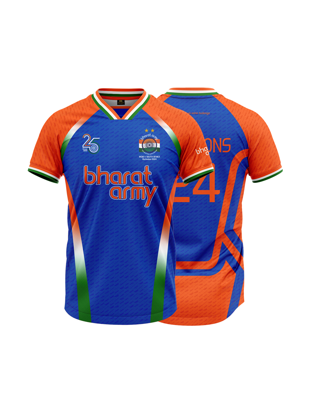 Bharat Army 25th Anniversary Limited Edition Match Day Jersey 2025