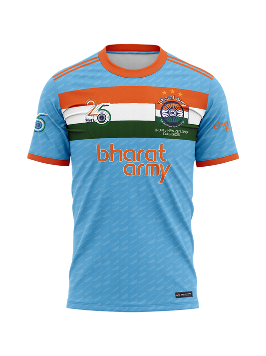 Bharat Army Champions 25 Jersey - Blue