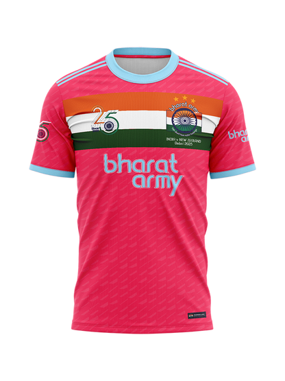 Bharat Army Champions 25 Jersey - Pink