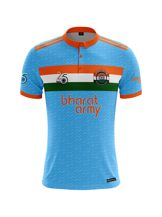 Bharat Army Polo Jersey - Blue
