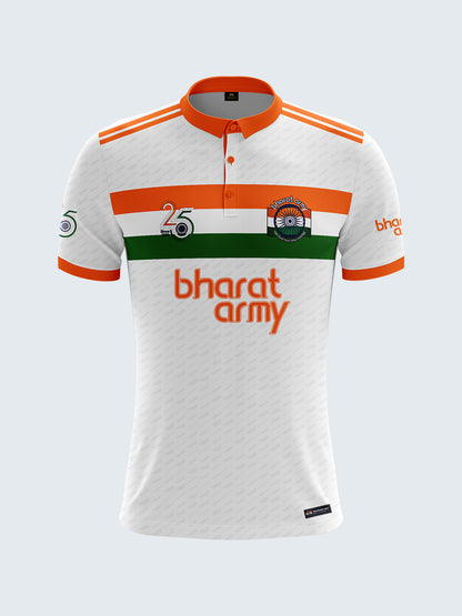 Bharat Army Polo Jersey - White