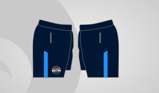 Bharat Army Shorts (Navy Blue)